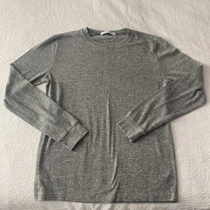 Mika Jaymes Men's Novelty Texture Long Sleeve Pullover